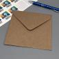 Preview: Umschlag Papier Grußkarten Kraftpapier braun